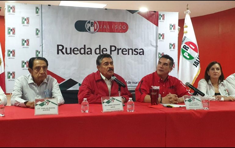 El PRI Jalisco no descarta la opción de concretar coaliciones rumbo a proceso electoral a fin de sumar fuerzas en contra de Morena. EL INFORMADOR/R. Bobadilla