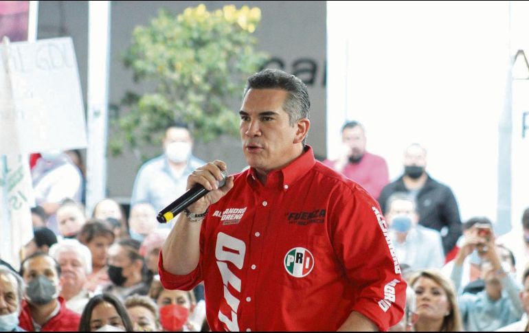 Alejandro Moreno adelanta que buscarán a un perfil joven para dirigir al PRI en Jalisco. ESPECIAL