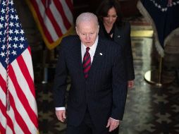 Biden firmó, además, una ley que incluye 13 mil 600 millones de dólares en asistencia para Ucrania, que fue aprobada la semana pasada por el Congreso. EFE / M. Reynolds