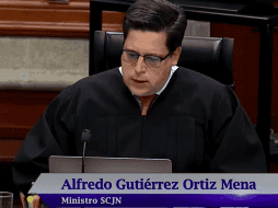 El ministro Alfredo Gutiérrez Ortiz Mena estará a cargo de la elaboración de los nuevos proyectos sobre el caso de Alejandra Cuevas y Laura Morán. YOUTUBE/Suprema Corte de la Justicia de la Nación
