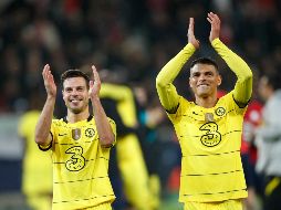 Los jugadores del Chelsea consiguieron entrar entre los ocho mejores de esta Champions. EFE/Y. Valat