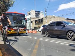 Este año se realizará un Bus-Bici en Avenida Hidalgo que será exclusivo para los ciclistas y el Trolebús. en EL INFORMADOR/ A. NAVARRO