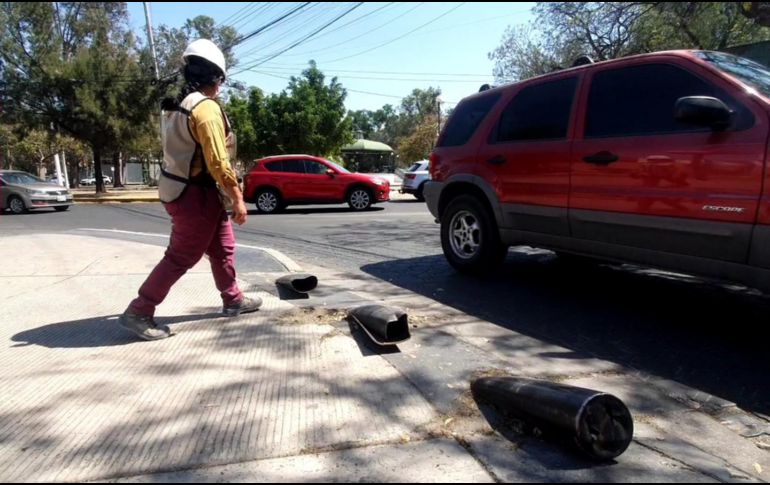 Tan sólo en el Centro de Guadalajara hay cuatro mil 935 bolardos. EL INFORMADOR/G. Gallo