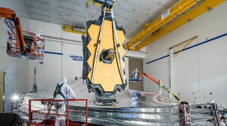 El Telescopio James Webb logró capturar una estrella lejana. EFE / NASA