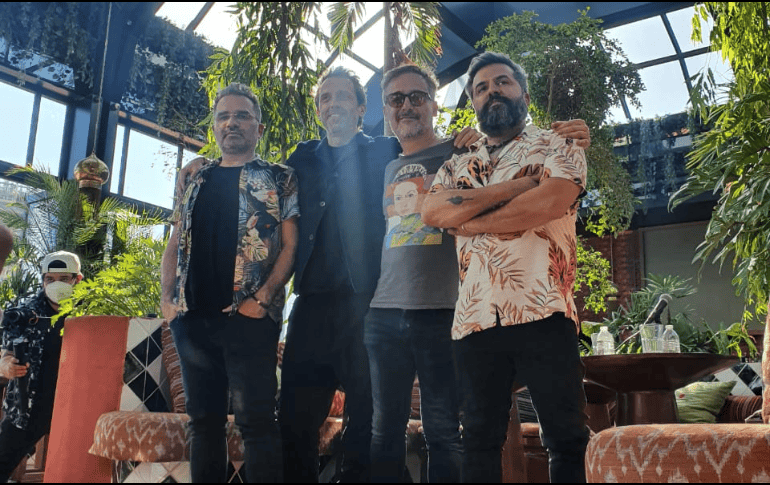 Love Of Lesbian se reunió con la prensa de Guadalajara para hablar de esta presentación y de la que tendrán el fin de semana en el Vive Latino. EL INFORMADOR / K. Esparza