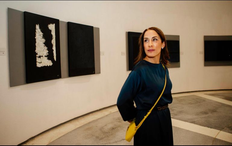 Ana Beatriz Peregrina  explica que su obra es un trabajo de introspección que le permitió crear momentos únicos. EL IFNORMADOR/G. Gallo