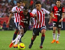 Beltrán (der) considera que la rivalidad que existe entre Chivas y Atlas supera a la que se vive en el Clásico Nacional entre América y Guadalajara. IMAGO7