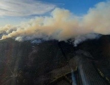 Para las acciones de combate se contó con el apoyo del helicóptero Witari. ESPECIAL/Semadet