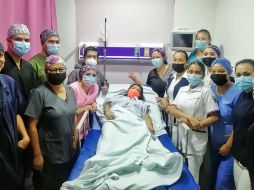 Tanto la madre, Guadalupe, de 19 años, como la bebé, fueron reportadas como estables por el Sistema de Salud estatal. ESPECIAL/Secretaría de Salud Jalisco