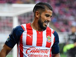 NO ENTIENDE. Miguel Ponce ha reincidido en acciones violentas, sin embargo, ante América solo vio la cartulina amarilla y ante Atlas, aunque vio la roja, la sanción se ha quedado corta. IMAGO7