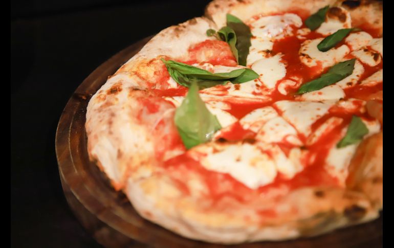 Pizza Napolitana en Pinocchio. GENTE BIEN JALISCO/Antonio Martínez