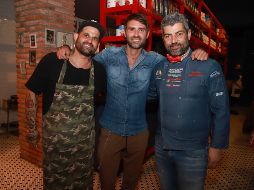 Gustavo de Cesare, Francesco Vovola y Fabio Cristiano. GENTE BIEN JALISCO/Antonio Martínez
