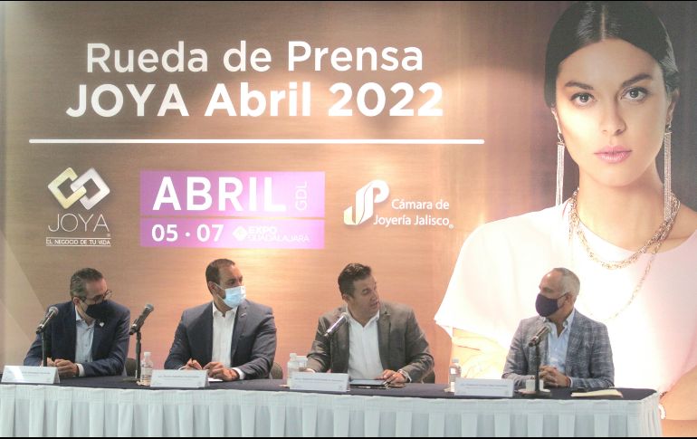 Autoridades destacaron que la producción del sector joyero es de tres mil 177 millones de pesos en Jalisco. EL INFORMADOR / A. Camacho