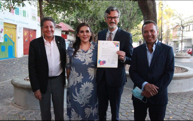 La visita del embajador de Francia en México sirvió también para incentivar la colaboración entre Zapopan, Guadalajara y Francia. TWITTER/@ZapopanGob