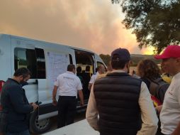 Al momento, 150 elementos combaten las llamas en La Primavera. ESPECIAL