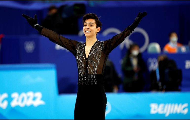 Donovan Carrillo causó sensación entre los mexicanos por su actuación en los Juegos Olímpicos de Invierno de Beijing 2022. EFE / ARCHIVO