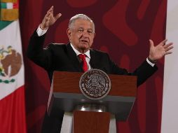 AMLO expresa su deseo de que le hubieran dado mayor difusión a la consulta y agrega que no fue posible porque ni los medios o la INE la promovieron. SUN / C. Mejía