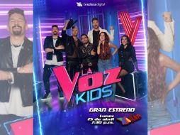 Joss Favela, Paty Cantú, María León y Mau y Ricky serán los coaches en este 2022. TWITTER / @LaVozTvAzteca