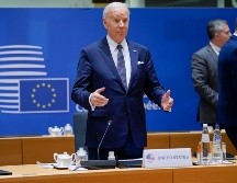Joe Biden, de 79 años, raramente hace referencias a una posible reelección. AP/E. Vucci