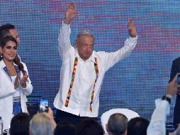 El Presidente Andrés Manuel López Obrador habla durante la inauguración de la Convención Bancaria 85, en Acapulco. SUN