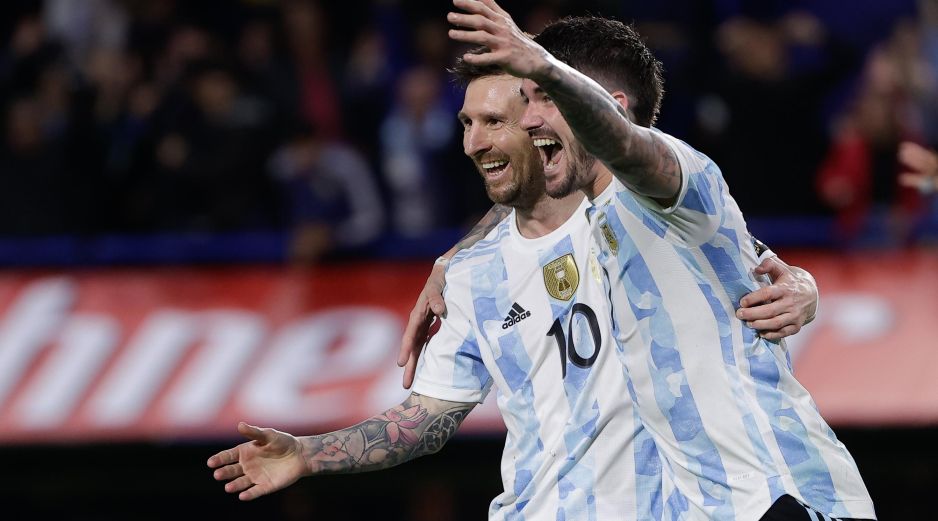 Lionel Messi en el 82' puso un marcador más acorde al dominio argentino. EFE/ J. Roncoroni