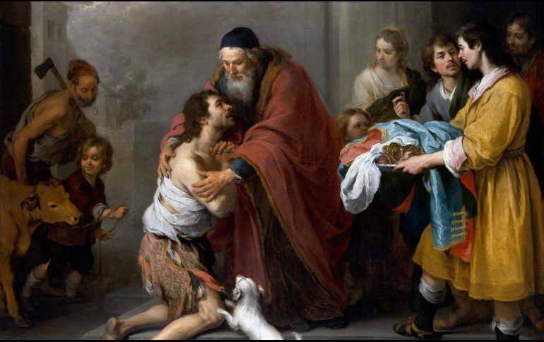 «Padre, he pecado contra el cielo y contra ti; ya no merezco llamarme hijo tuyo». WIKIMEDIA/«El retorno del hijo pródigo», de Bartolomé Esteban Murillo.
