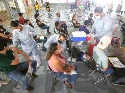 Son los últimos días de la vacunación contra el COVID en los tres macromódulos de Jalisco. ESPECIAL