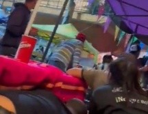 La balacera en el carnaval de Morelos quedó grabada en un video que subieron a redes sociales. ESPECIAL