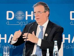 Participación. Marcelo Ebrad asistió al Foro de Doha, donde tuvo varias reuniones con representantes diplomáticos de otras naciones. Especial