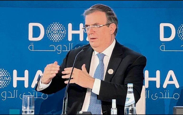 Participación. Marcelo Ebrad asistió al Foro de Doha, donde tuvo varias reuniones con representantes diplomáticos de otras naciones. Especial