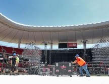 El escenario tiene una extensión de 50 metros de ancho por 27 de profundidad y 25 de altura. EL INFORMADOR/A. Camacho