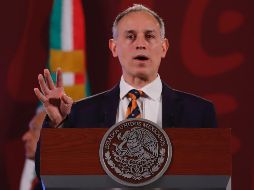 López-Gatell señala que en los últimos dos meses han bajado las hospitalizaciones, que actualmente se ubica en -97 por ciento. SUN / B. Fregoso