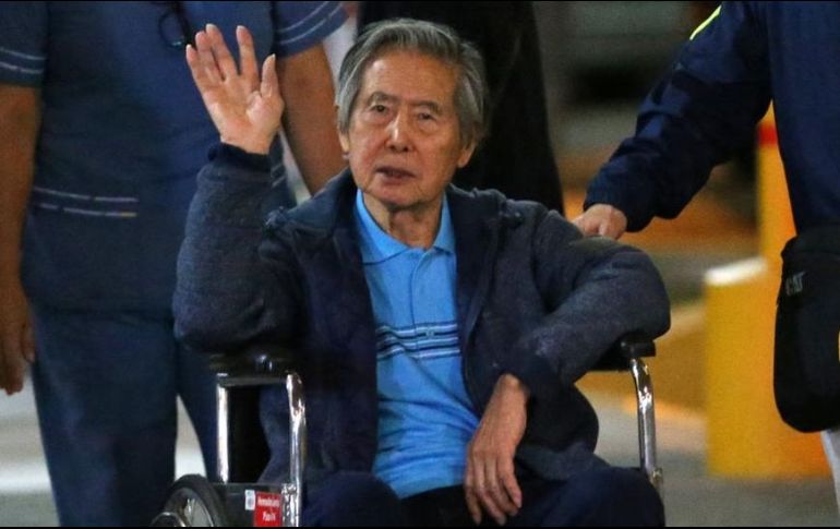 Fujimori, de 83 años, cumple condena por violaciones de los derechos humanos. L. Gonzales/GETTY