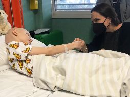 Angelina Jolie lamenta que los niños sean los más afectados. EFE/HOSPITAL BAMBINO GESU DE ROMA