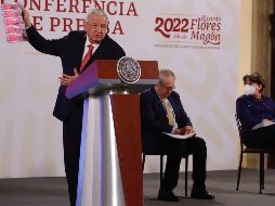 AMLO ha dicho que no está a favor de prohibir las narcoseries, sino de que tengan una visión crítica. SUN/B. Fregoso