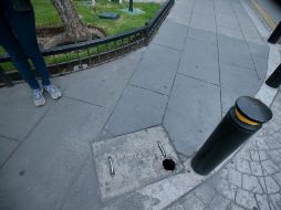 En un conteo se documentó que tan sólo en el Polígono A del Centro Histórico de Guadalajara hay cuatro mil 935 bolardos. EL INFORMADOR/ARCHIVO