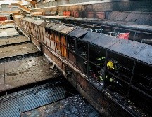El incendio que se registró la madrugada de ayer jueves en el Mercado San Juan de Dios dejó daños en más de 400 locales. EL INFORMADOR / G. Gallo