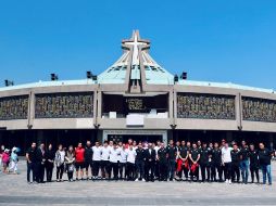 Como parada técnica en la CDMX, Atlas no podía desaprovechar la oportunidad de agradecer y pedir por los proyectos futuros. TWITTER / @AtlasFC