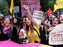 Durante todo el mes, colectivos feministas organizaron actividades para denunciar la violencia que se vive en Chihuahua. INFORMADOR/ARCHIVO