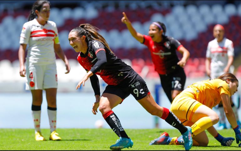 A pesar de que comenzaron perdiendo dentro de la cancha del Estadio Jalisco, este sábado las rojinegras del Atlas le dieron la vuelta al marcador.  IMAGO7