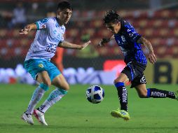 Queretaro, Queretaro, 5 de agosto de 2021. , durante el partido de la jornada 3 del torneo Grita Mexico Apertura 2021 de la Liga BBVA MX, entre Gallos Blancos del Queretaro y Club León , celebrado en el estadio La Corregidora. Foto: Imago7/ Víctor Pichardo