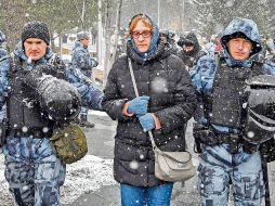 Ciudadanos se organizaron en redes sociales para realizar la manifestación AFP