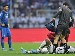 Anderson Santamaría cayó mal durante el partido ante Cruz Azul quejándose de un fuerte impacto en un hombro. IMAGO 7 / ARCHIVO