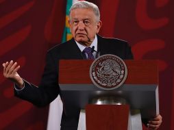 AMLO remarca que quienes provocaron la campaña contra el Tren Maya son los mismos en contra de su proyecto de transformación. SUN / B. Fregoso
