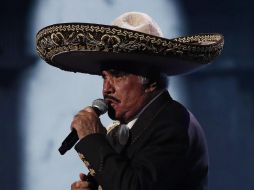 Vicente Fernández se alzó con el Grammy póstumo por mejor álbum ranchero por su disco “A mis 80's”. EFE / ARCHIVO