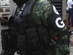 Personal del Ejército Mexicano y la Guardia Nacional estuvieron en San Miguel el Alto apoyando en las labores de búsqueda de los oficiales desaparecidos. NTX / ARCHIVO