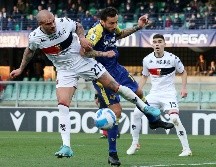 El próximo juego del Genoa en donde podría ver actividad el zaguero mexicano será el domingo 10 de abril. AP/P. Garbuio