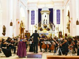 Talento. En la imagen vemos a la Orquesta de Cámara Beethoven, el Coro San Gregorio Magno, Carolina Morán, soprano, y José Perales, director de la Orquesta. Cortesía