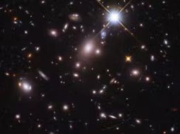 Imagen de la galaxia que albergó a la estrella primordial Eärendel. NASA, ESA, BRIAN WELCH (JHU), DAN COE (STSCI)