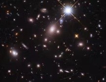 Imagen de la galaxia que albergó a la estrella primordial Eärendel. NASA, ESA, BRIAN WELCH (JHU), DAN COE (STSCI)